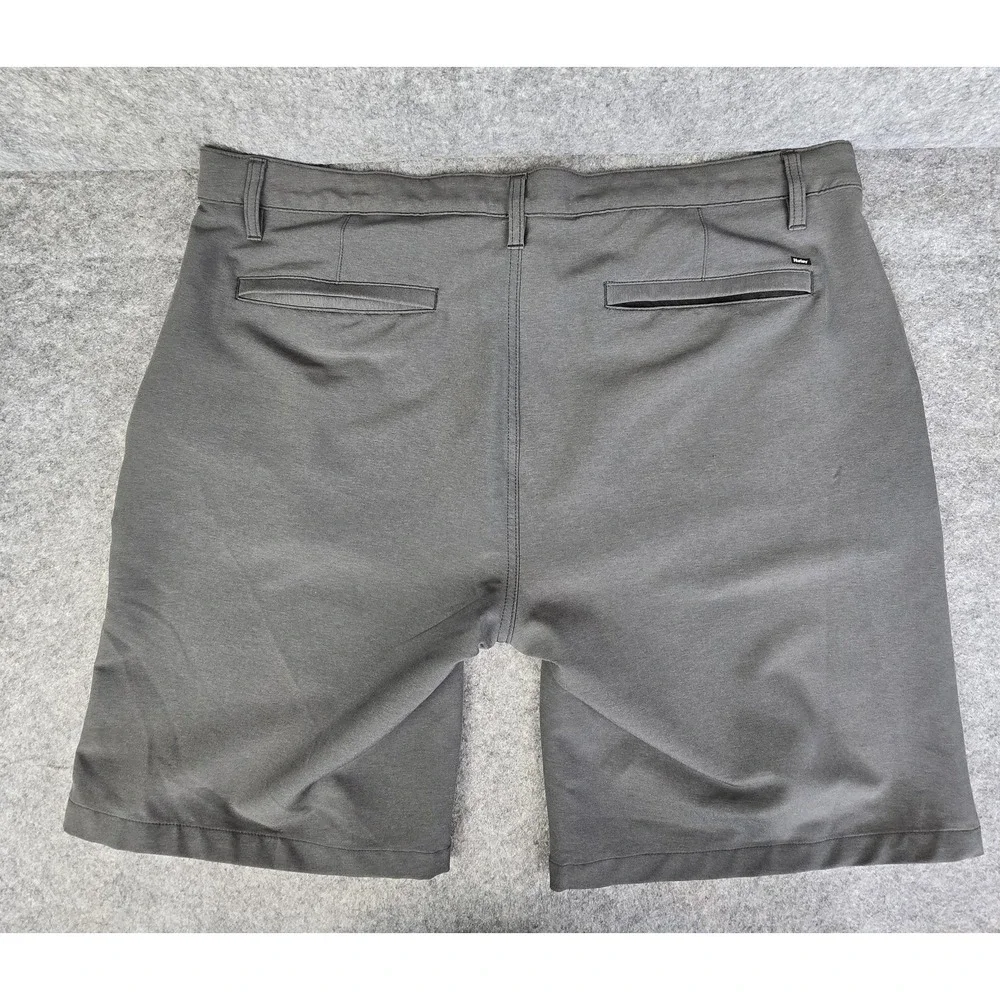 Hurley Shorts Mens 40 Gray Hybrid Walk Chino Stretch Casual Golf Performance